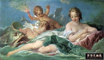 Desnudo Painting - Nacimiento de Venus Francois Boucher Desnudo clásico